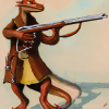 Lizardman with a Musket (Craiyon).png