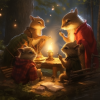General_Deth_Glitch_Woodland_creatures_telling_stories_around_a_f53fadbe-3f68-4bb8-a6a5-c6577e...png