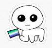 Pride TBH Creature (Gay) Sticker for Sale by SmollDragonArtt