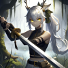DALL·E 2023-11-08 01.51.08 - anime style woman holding a large sword, with white hair in a pon...png