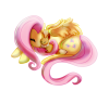 Fluttershy and Eevee.png