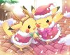 Christmas Pikachu hug.jpg