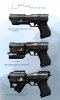 futuristic sci fi handgun semi automatic sub machine gun military gun set assault rifle machin...jpg