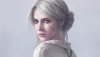 Video Oyunu - The Witcher 3_ Wild Hunt  Ciri (The Witcher) Yüz Green Eyes White Hair Scar Kız...jpeg