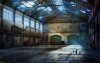 Image result for abandoned warehouse anime