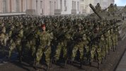 Military parade to commemorate the end of war Russia Brakhovt.jpg