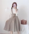 Johanna Plaid Vintage-Style Pinafore Dress - 2-piece Set (Dress+Blouse) _ One Size.jpeg