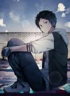 anime-boy-sunlight-fence-rooftop-clouds-sky-25635.jpeg