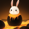 Bunny, lava, animal, tiny, scared, night  s-598411259.png