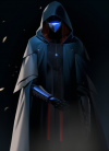 _male focus, android, faceless, robe, faceless male, hood up, mechanical hands, s-493283808.png