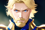 fantasy, prince, male, gold armor, blonde hair, blonde beard, blonde mustache, s s-1223239297(1).png