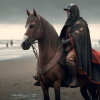 General_Deth_Glitch_horse_and_rider_beach_feudal_medieval_4ff0a8b8-3f13-4cba-aa56-c149a8f4cfb3.png