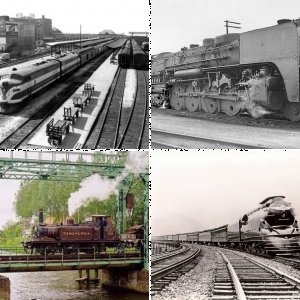 Steam and Diesel Locomotives of a bygone Era