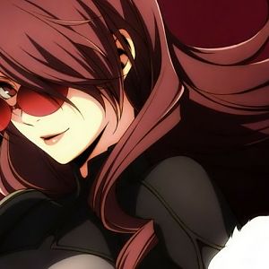 Anime Woman with Rose Colored Sunglasses