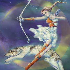 Artemis and the Wolf