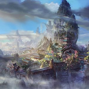 Temple_in_the_sky_2_by_ecystudio-d6t4ojq