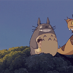 Catbus and Totoro