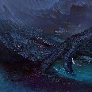 giant dragon dies
