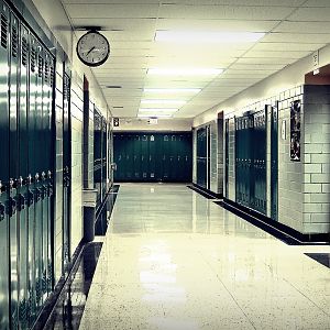 School-hallway