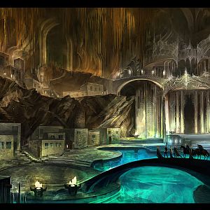 Underground Fantasy City
