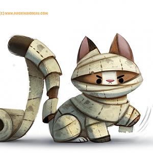 Daily_paint__1064__mummy_cat_by_cryptid_creations-d9du4ic