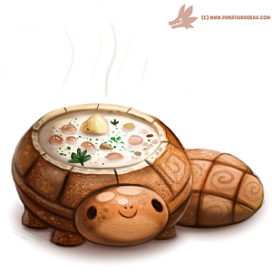 Daily_paint__1067__bread_bowl_turtle_by_cryptid_creations-d9e5csq