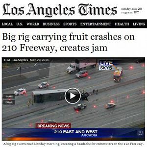 Fruit-truck-creates-jam