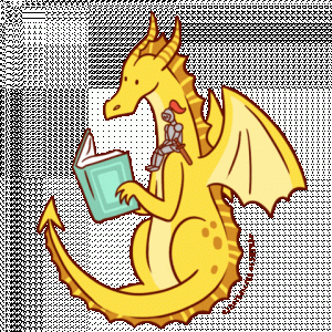 Dragon Books Sticker by Azbooka-Atticus