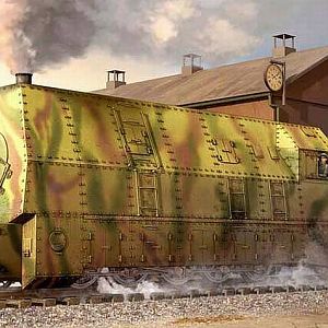 German Armored War Train