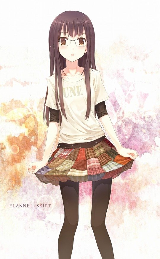 Anime Teen-ish Girl with Glasses