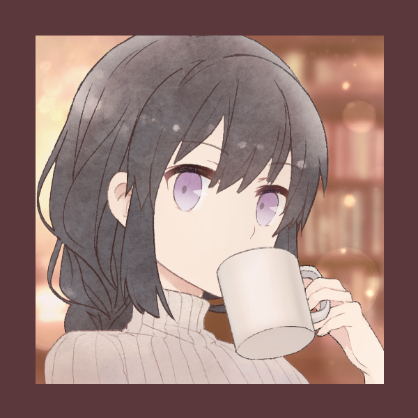 Artemis Drinking Coffee