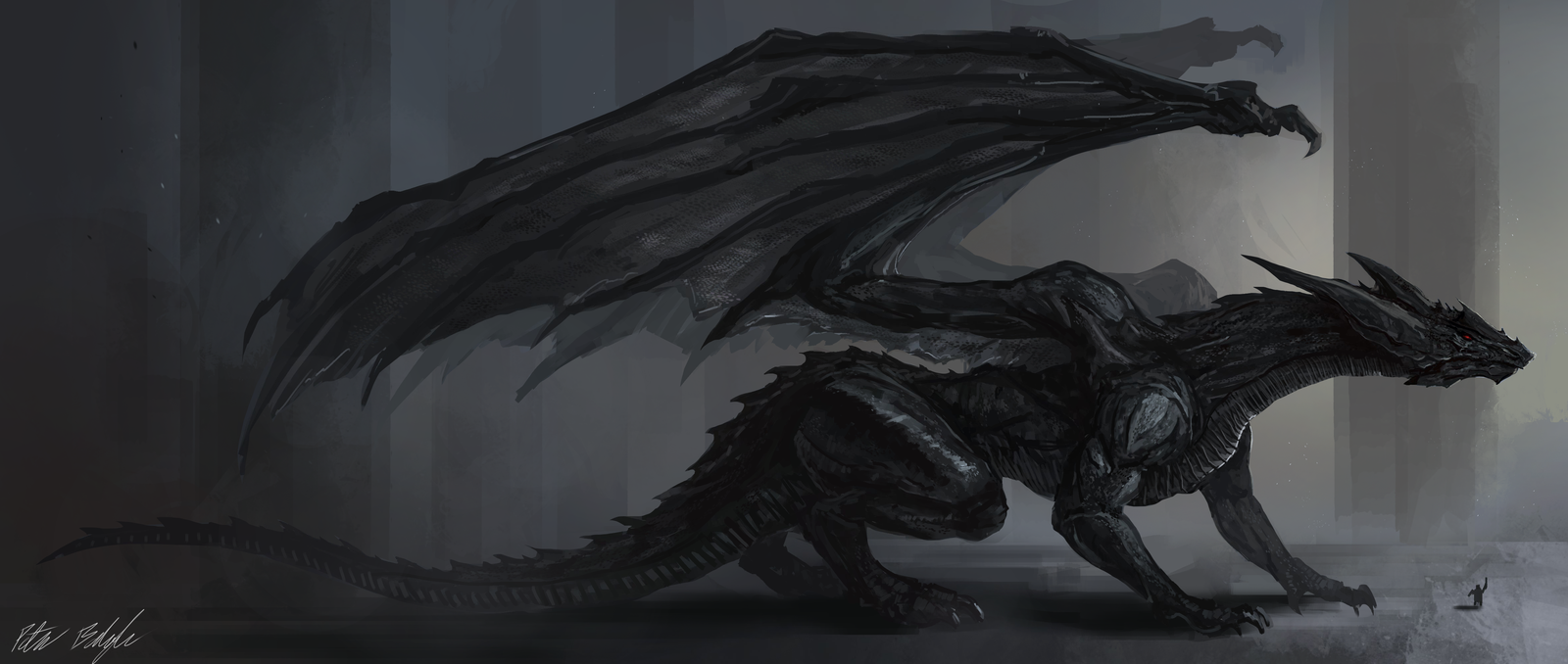 Black_dragon_tempest_by_peterprime-d7pom10