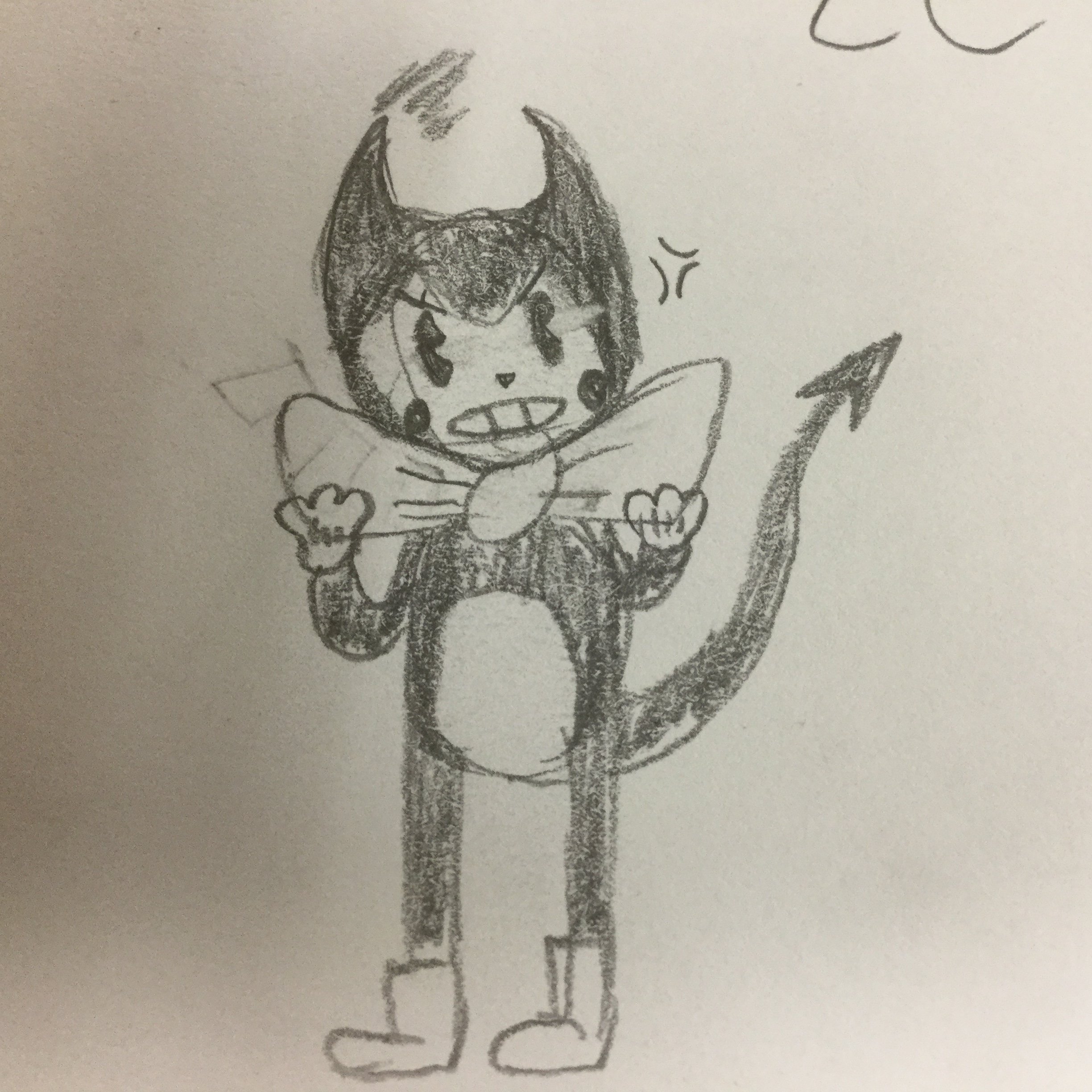 First bendy drawing