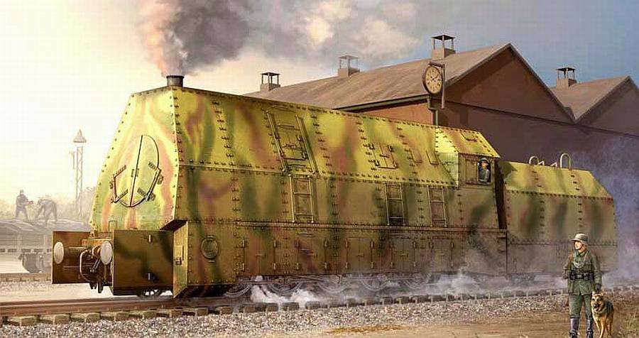 German Armored War Train