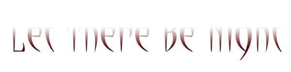 Let there be night banner