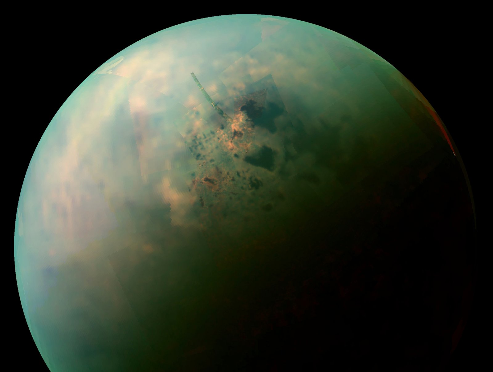 PIA17470_Titan_northern_hemisphere