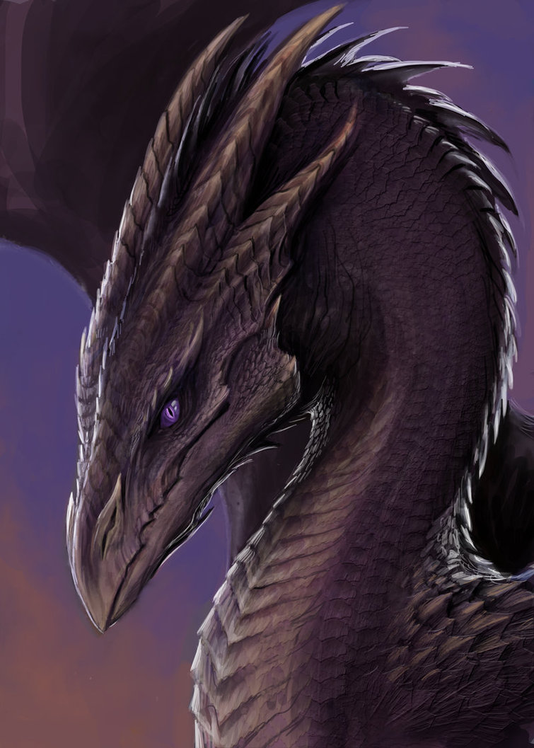 Purple Dragon By TatianaMakeeva