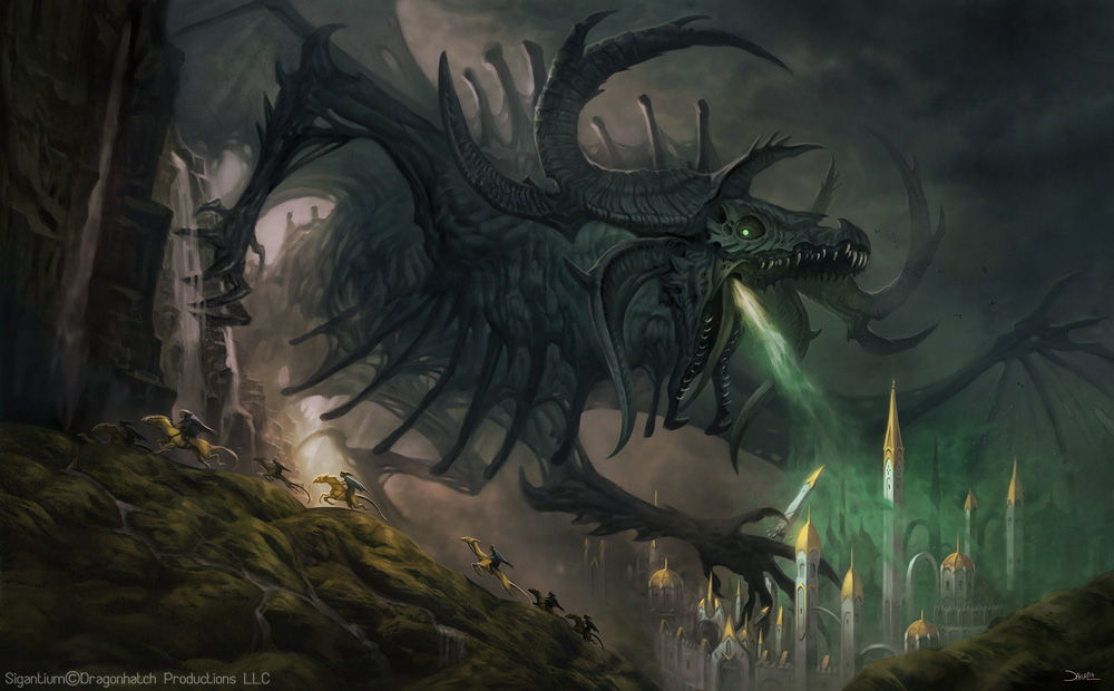 Stygius the Dreaded Demon Dragon