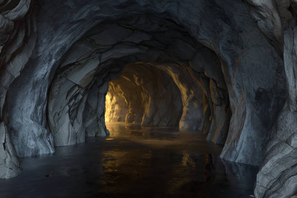 the-dark-rock-tunnel-with-light-illuminated-in-the-end-3d-rendering.jpg