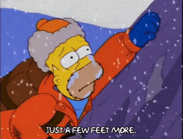 Struggling Season 9 GIF by The Simpsons