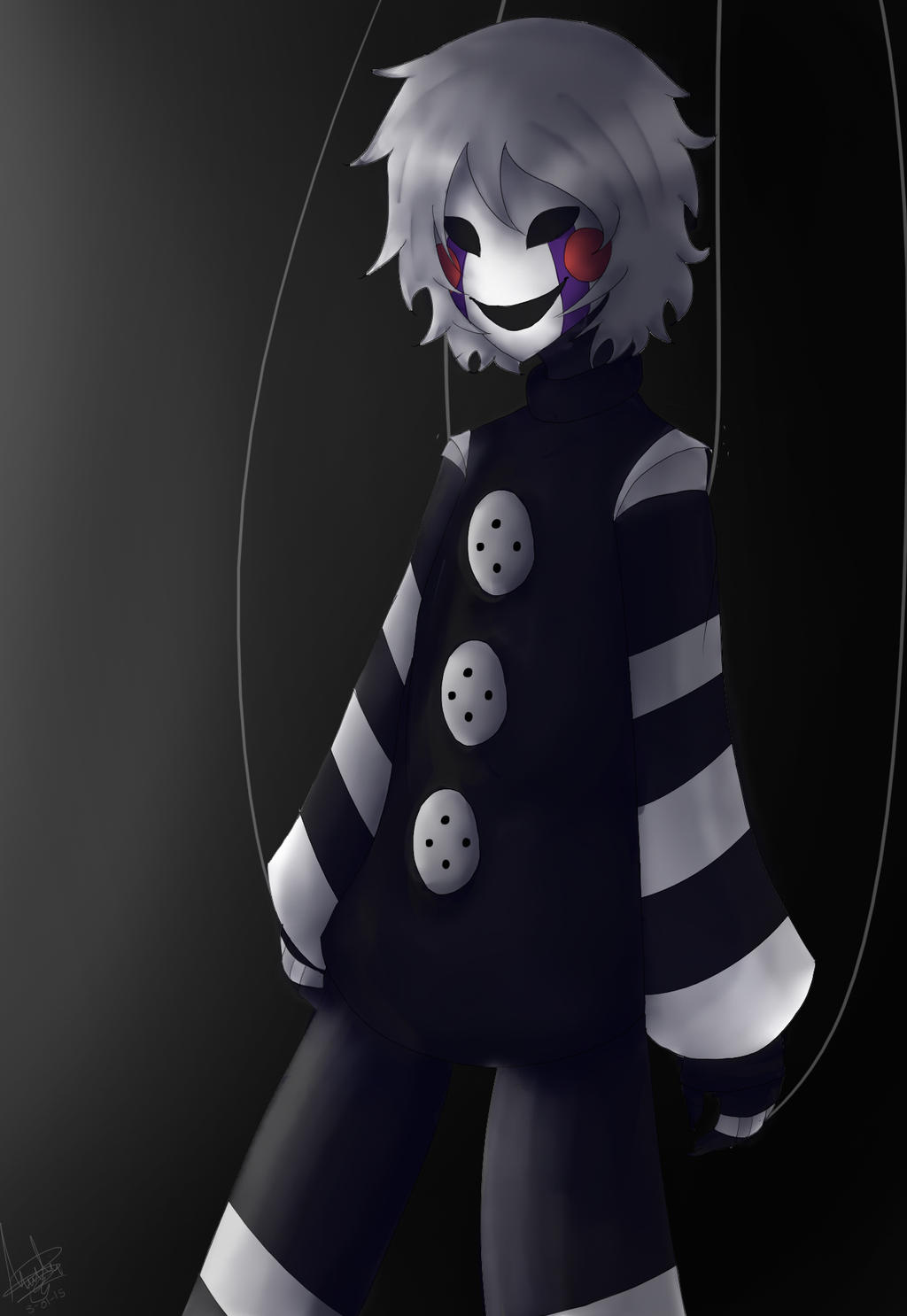 Marionette Fan art Five Nights at Freddy's 2 Anime, submarine