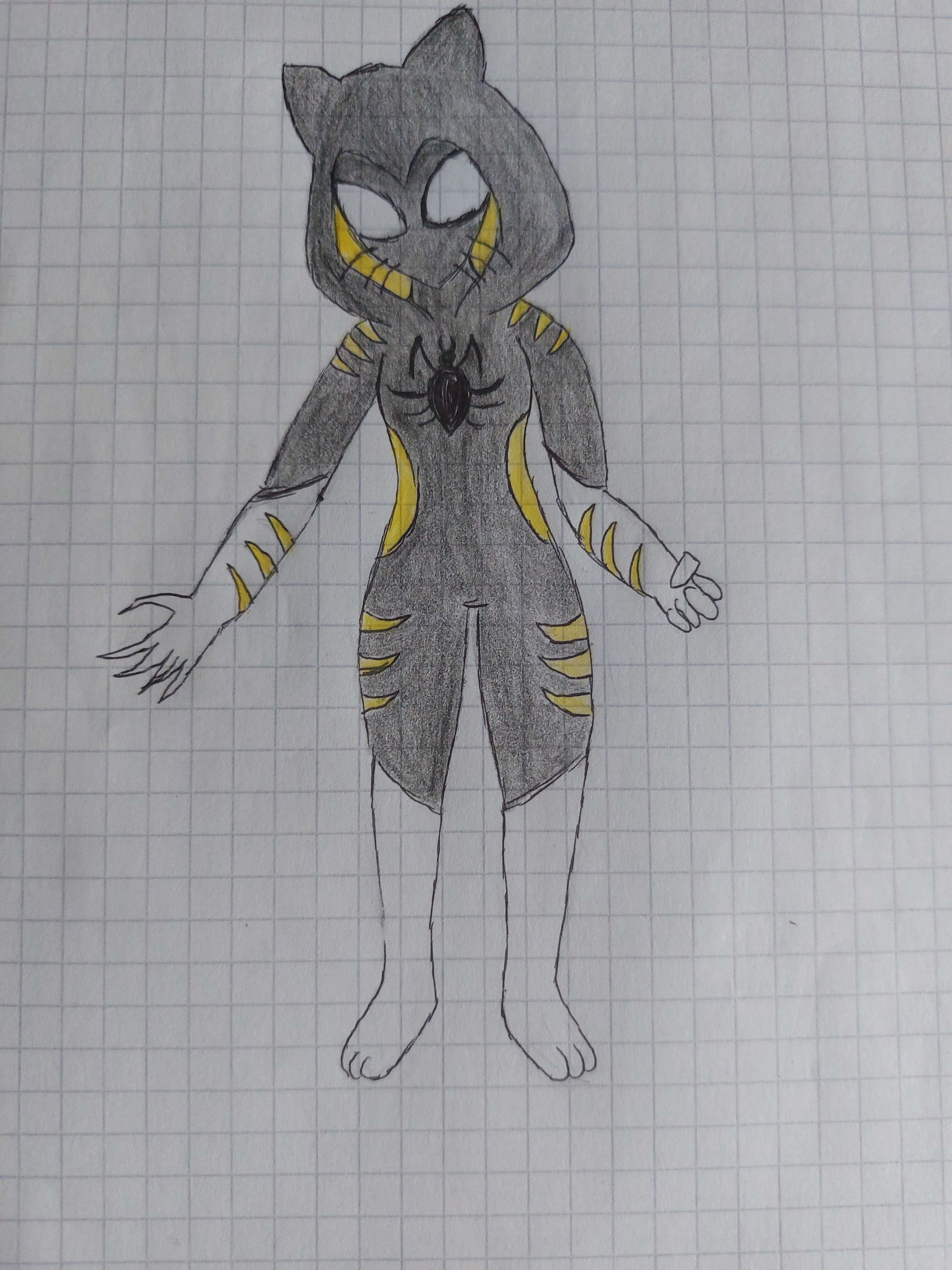 And there I was. — finally managed to sketch out my spidersona aka