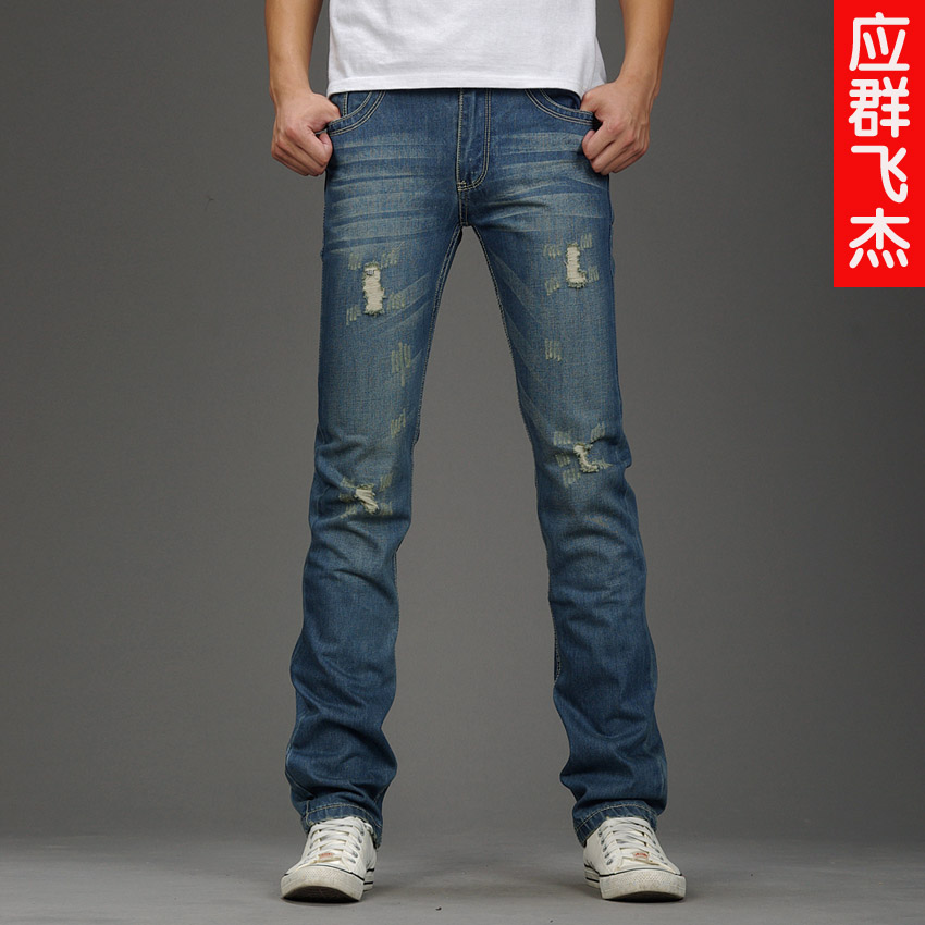 Thin-fashion-straight-hole-jeans-male-water-wash-cat-s-claw-male-jeans-trousers-slim-free.jpg