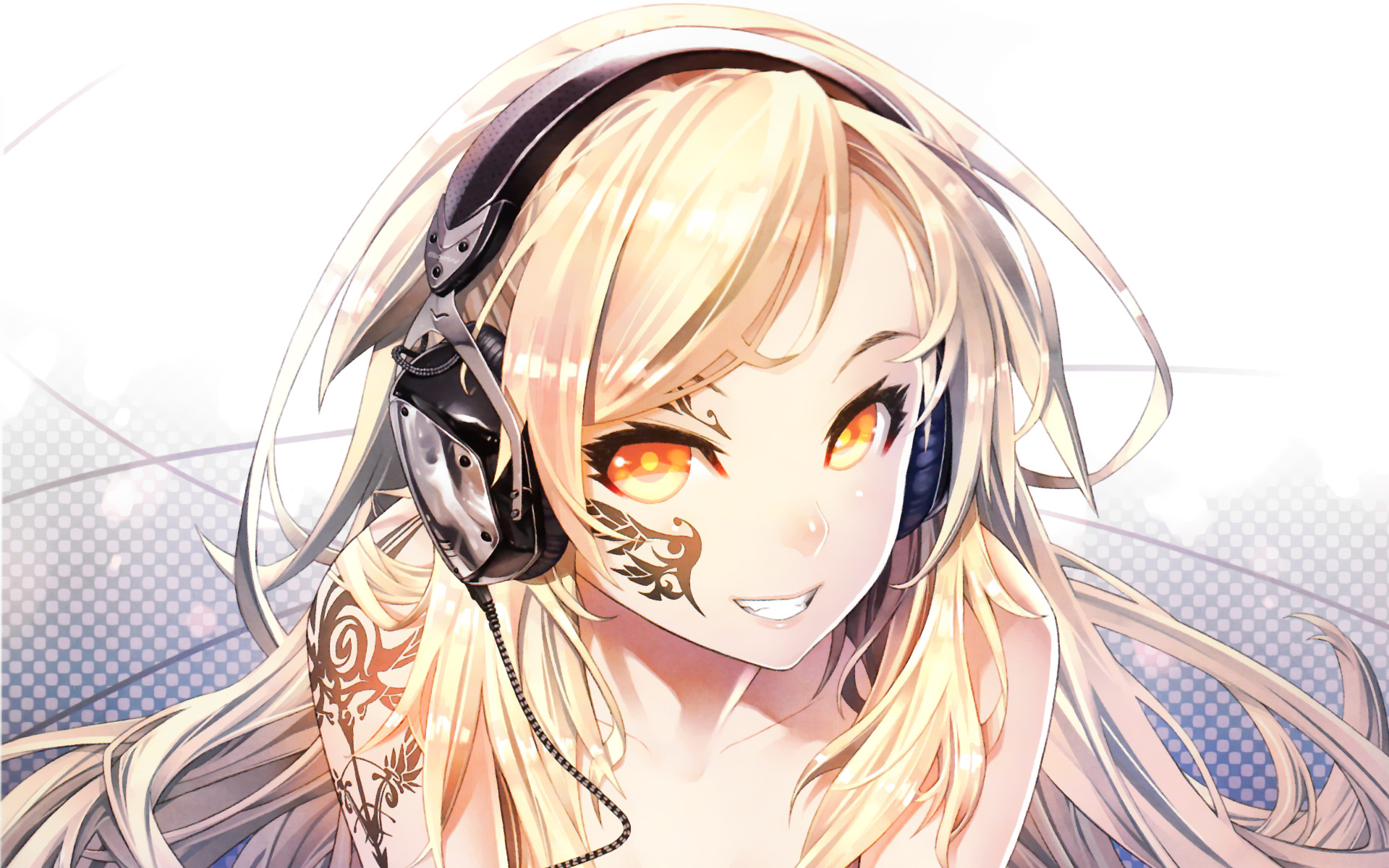 313296-anime-anime_girls-blonde-headphones-long_hair-yellow_eyes-tattoo-original_characters.jpg