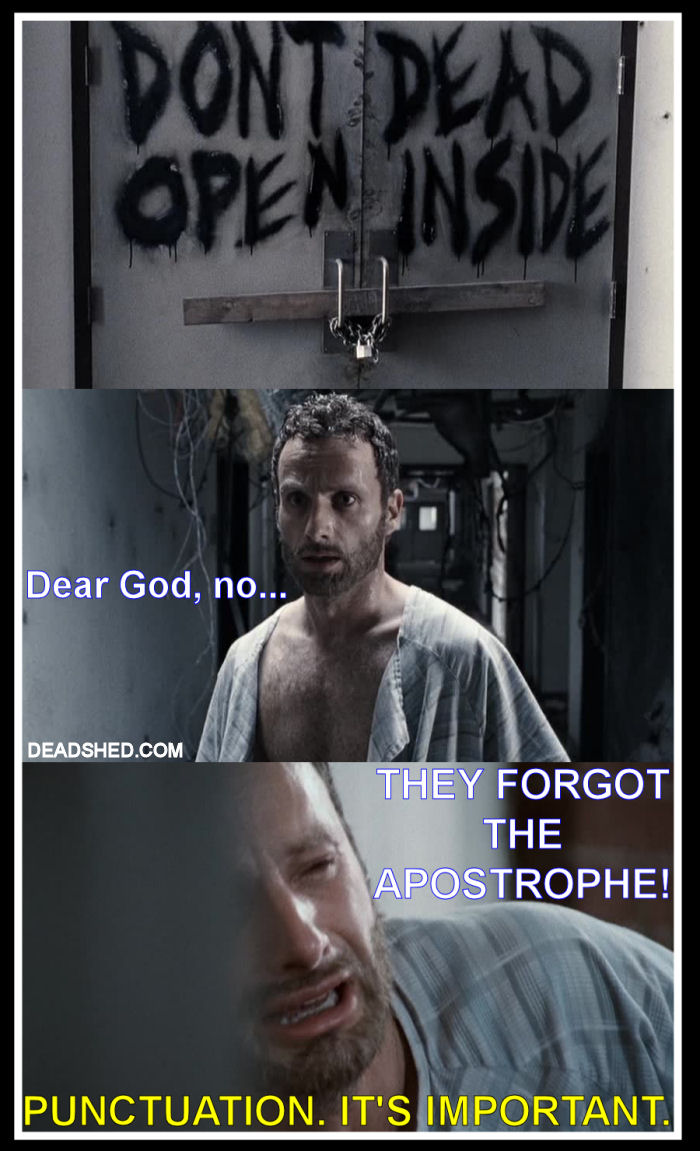 The_Walking_Dead_Season_1_Meme_Rick_Hospital_Sign_Apostrophe_DeadShed.jpg