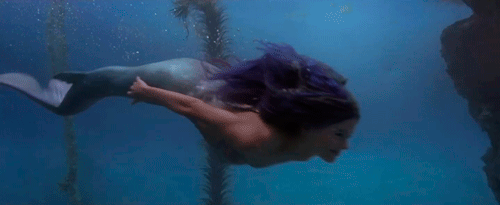 swimming mermaid gif | WiffleGif