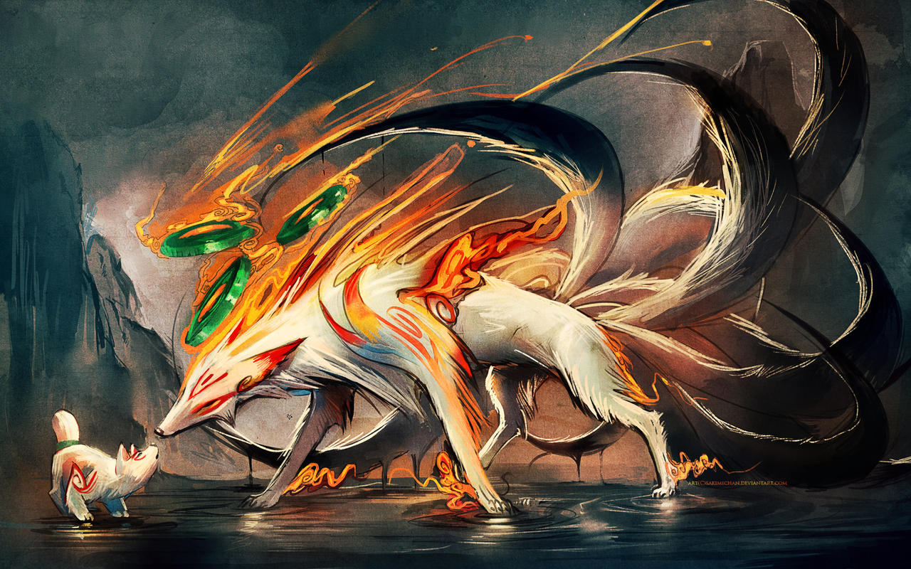 nine_tailed_fox_and_pup_by_sakimichan-d4r47s5.jpg