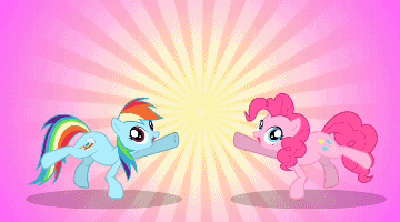 15369_safe_rainbow-dash_pinkie-pie_animated_cupcakes_dance.gif