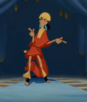 King-Kuzco-Dances-In-The-Castle-In-The-Emperors-New-Groove.gif