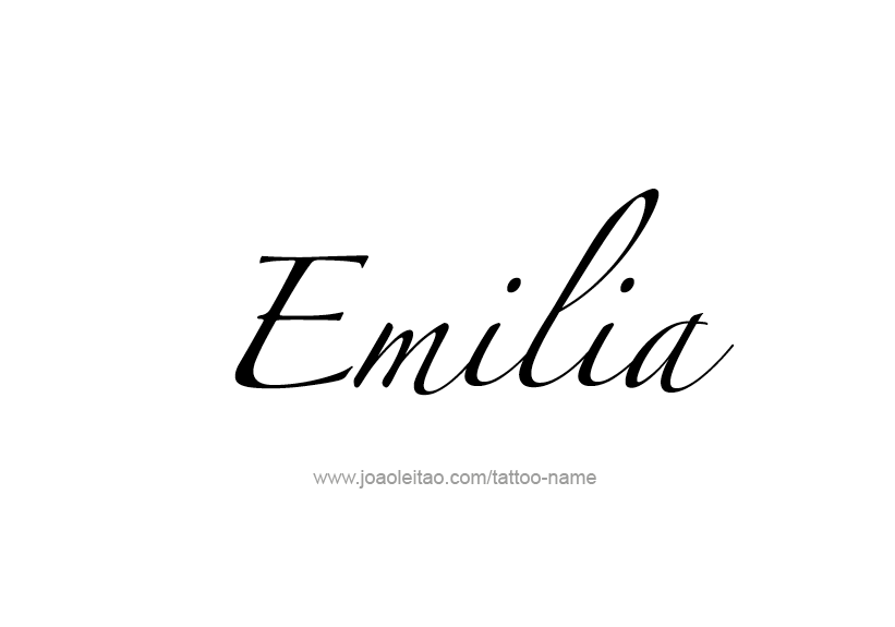 tattoo-design-name-emilia-15.png